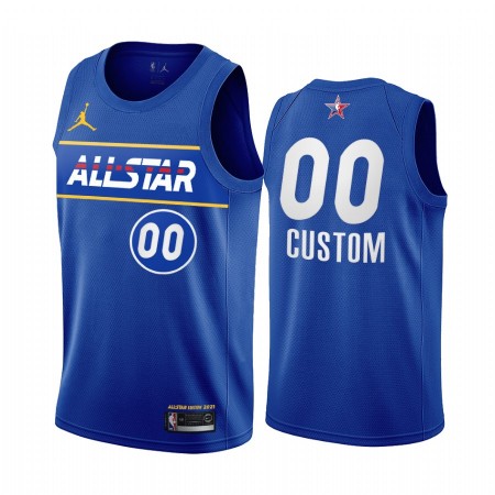 Maglia NBA 2021 All-Star Personalizzate Jordan Brand Blu Swingman - Uomo